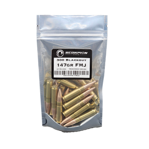 Remanufactured<br><br>300 Blackout 147gr FMJ <br>20 Round