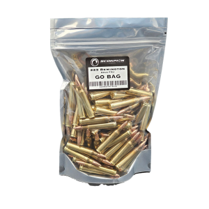 GO BAG <br><br> 223 Rem 62 gr. FMJ  <br>100 Round Bag