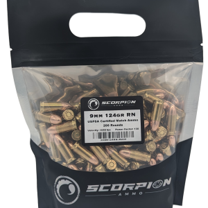 GO BAG<br><br> 9mm 124gr Round Nose <br> 200 Rounds
