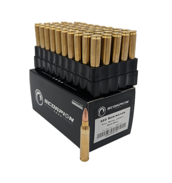 5.56x45mm 55gr Box<br> Full Metal Jacket <br> <br>50 Rounds