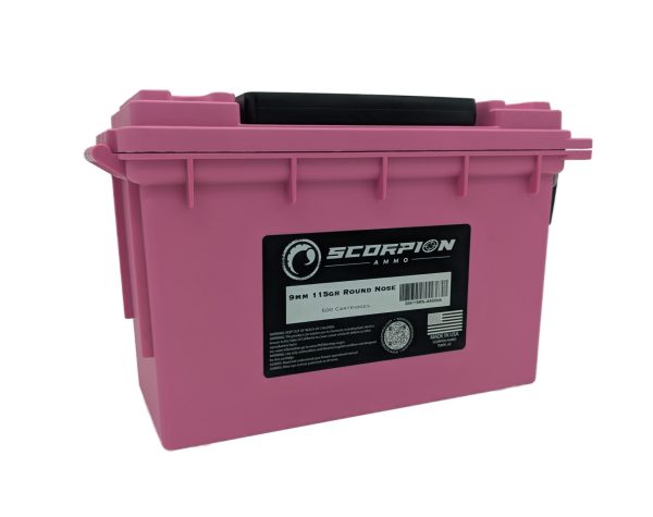 Valentine's Ammo Can<br> <br> 9mm 115 gr  Round Nose <br>500 Rounds
