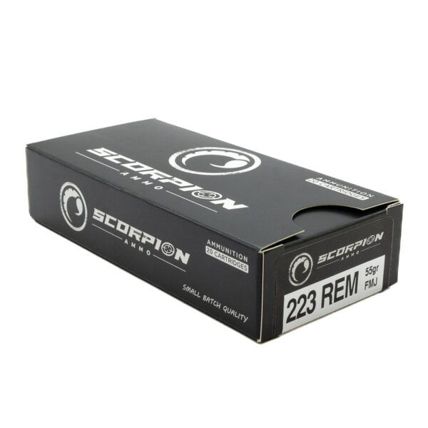 Scorpion 223 Rem <BR><BR>55gr FMJ <BR>20/Box - Image 2
