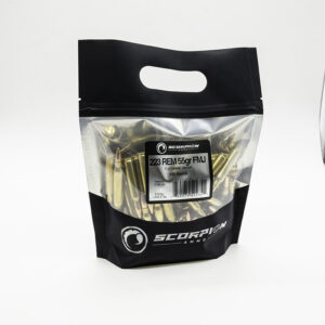 Scorpion 223 Rem <BR><BR>55gr FMJ <BR>100/Go Bag