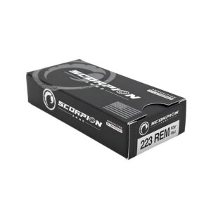 Scorpion 223 Rem <BR><BR><BR><BR>62gr FMJ <BR>20/Box