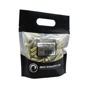 Scorpion 223 Rem <BR><BR>62gr FMJ <BR>100/Go Bag