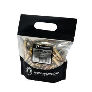 Scorpion 223 Rem <BR><BR>62gr FMJ <BR>100/Go Bag