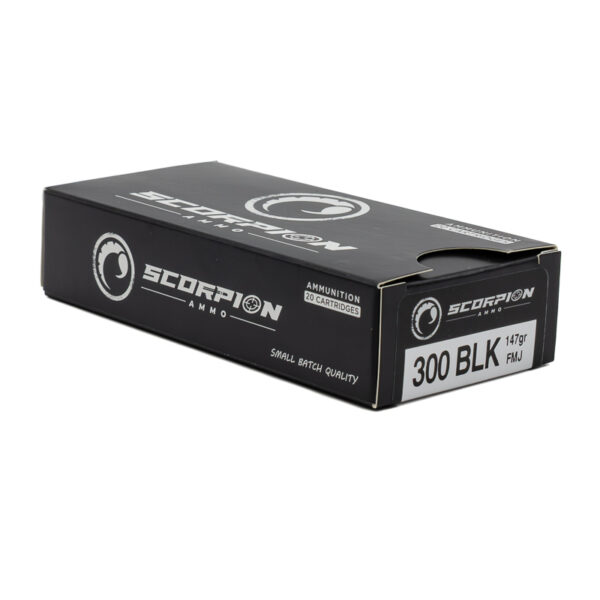 Scorpion 300 Blk <BR><BR><BR>147gr FMJ <BR>20/Box - Image 2