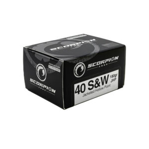 Scorpion 40 S&W <BR><BR><BR>180gr JHP <BR>20/Box