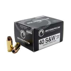 Scorpion 40 S&W <BR><BR>180gr JHP <BR>20/Box