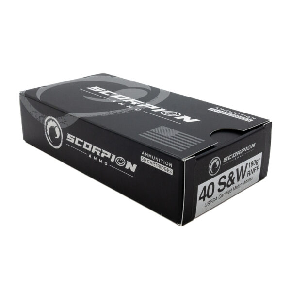 Competition 40SW <BR>USPSA Certified <BR><BR>180gr RNFP <BR>50/Box - Image 2