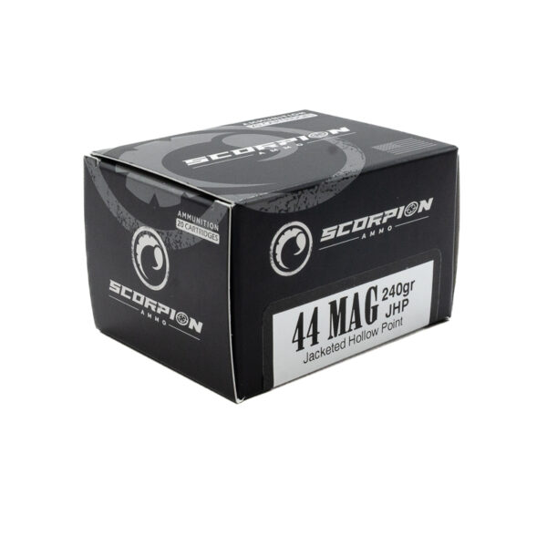 Scorpion 44 Magnum <BR><BR>240gr JHP <BR>20/Box - Image 2