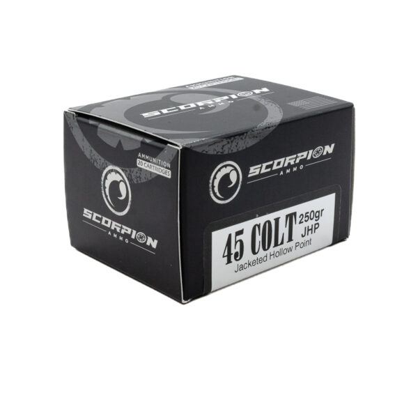 Scorpion 45 Colt <BR><BR>250gr JHP <BR>20/Box - Image 2