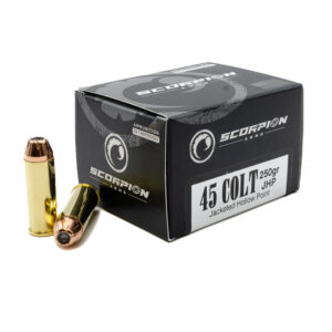 Scorpion 45 Colt <BR><BR>250gr JHP <BR>20/Box