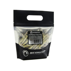 Scorpion 5.56mm<BR><BR>55gr FMJ <BR>100/Go Bag