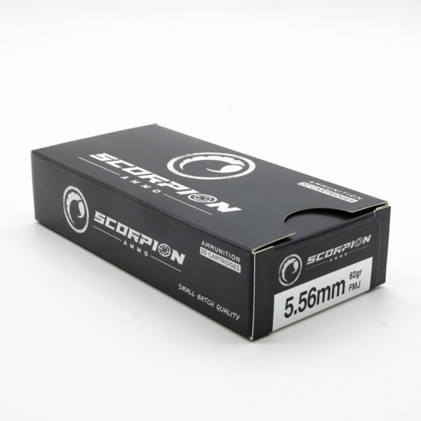 Scorpion 5.56mm <BR><BR><BR> 62gr FMJ <BR>20/Box - Image 2