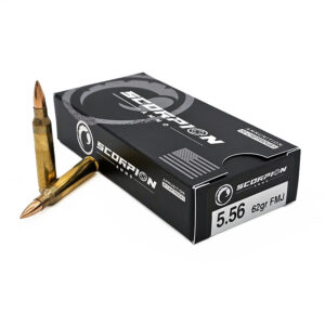 Scorpion 5.56mm <BR><BR><BR> <BR>62gr FMJ <BR>20/Box