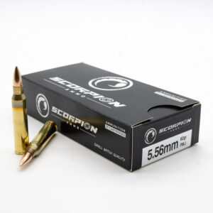 Scorpion 5.56mm <BR><BR><BR> 62gr FMJ <BR>20/Box