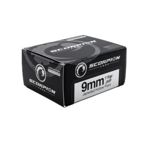 Scorpion 9mm <BR>Self Defense<BR><BR>115gr JHP <BR>20/Box