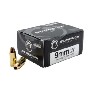 Scorpion 9mm <BR>Self Defense<BR><BR>115gr JHP <BR>20/Box
