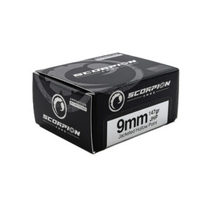 Scorpion 9mm <BR>Self Defense<BR><BR>147gr JHP <BR>20/Box