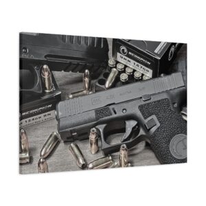 Gun Enthusiast Matte Canvas Wall Art